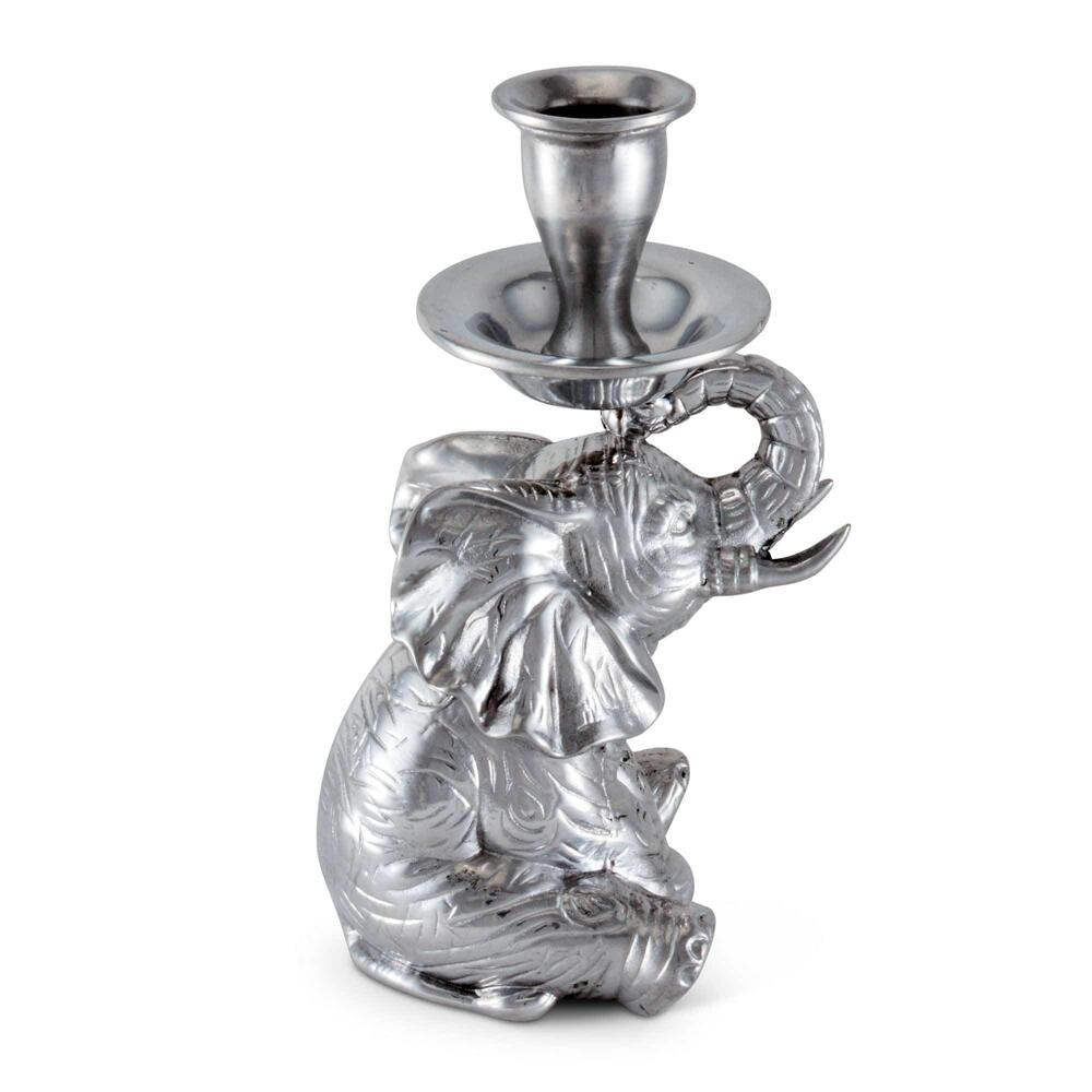 Elephant Taper Candle Holder by Arthur Court Designs 2