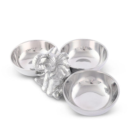 Elephant Three-Bowl Server by Arthur Court Designs 4