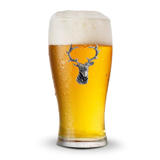 Elk Head Beer Glass by Vagabond House 