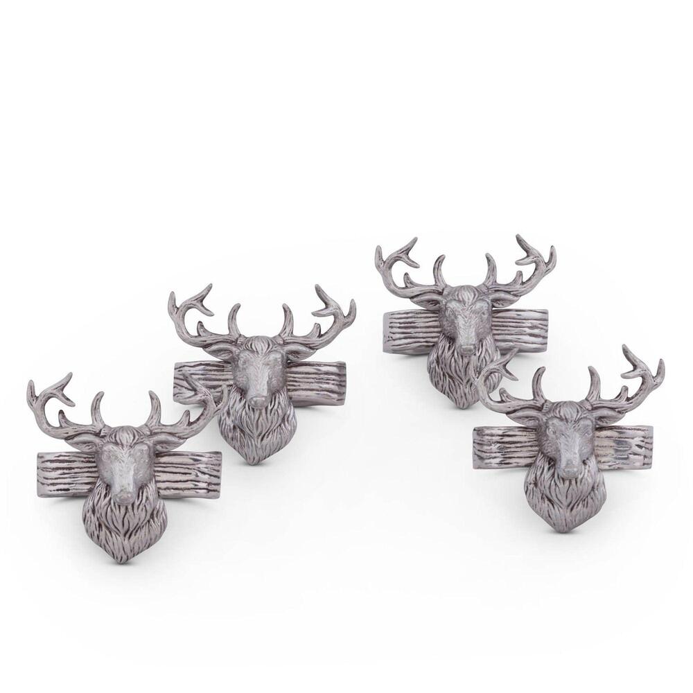 Elk Head Napkin Rings by Arthur Court Designs