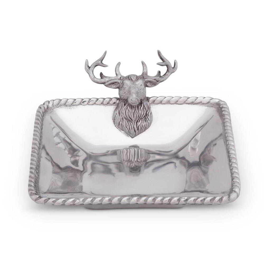 Elk Head Nut Bowl by Arthur Court Designs 1