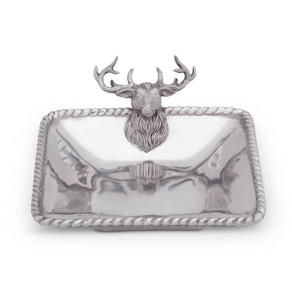 Elk Head Nut Bowl by Arthur Court Designs 1