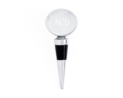 Engravable Oval Bottle Stopper by Arthur Court Designs 2
