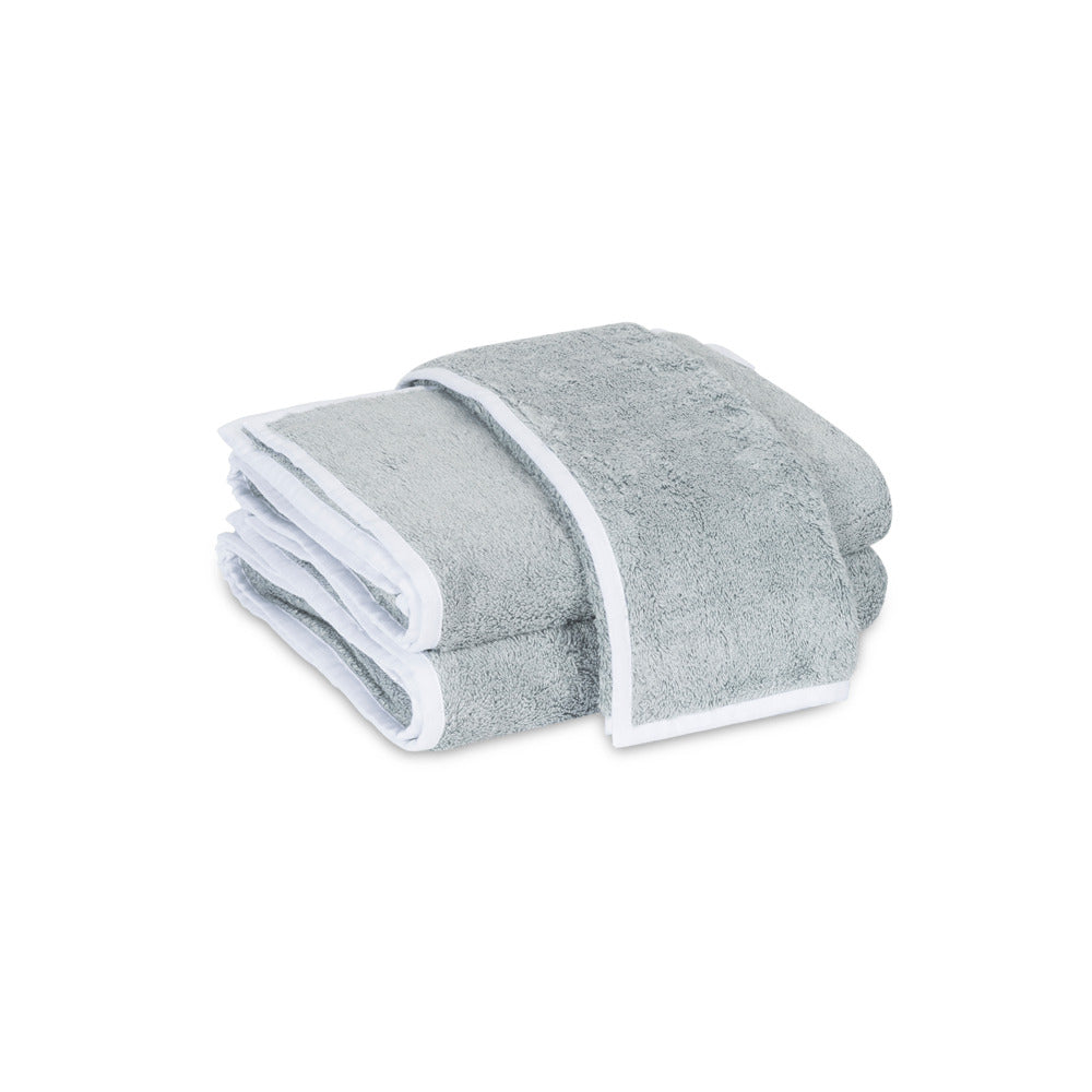 Enzo Bath Towel Pool & White 