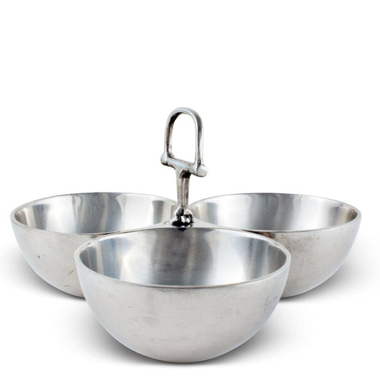 Equestrian Bit 3 Nut Bowl by Arthur Court Designs