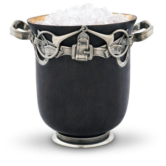 Equestrian Bronze Ice Bucket by Vagabond House 