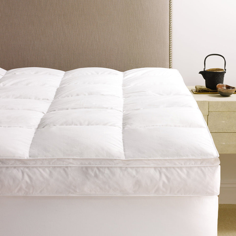 European White Down Pillowtop Feather Bed by Scandia Home 