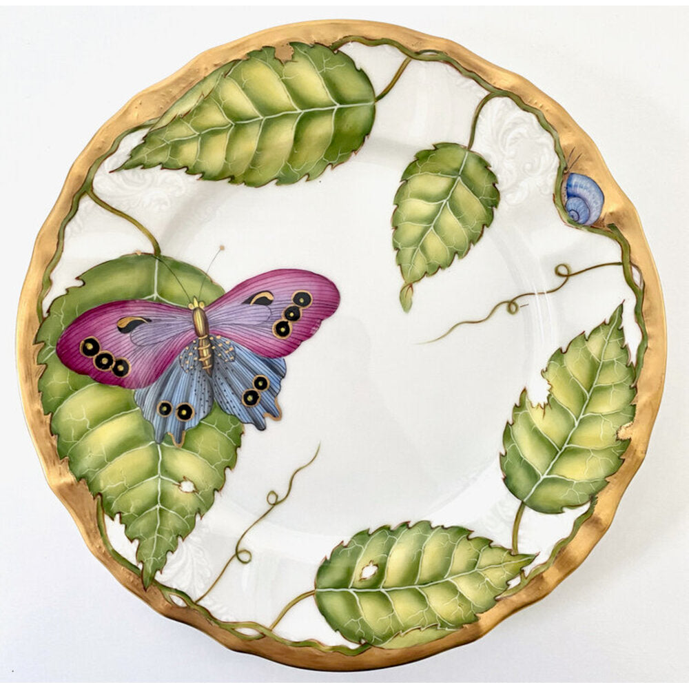Exotic Butterflies Salad Plate by Anna Weatherley 