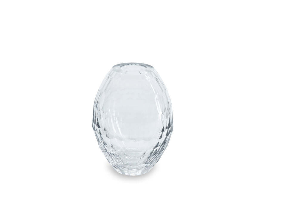 Faceted Teardrop Bud Vase - Clear by Beatriz Ball 3