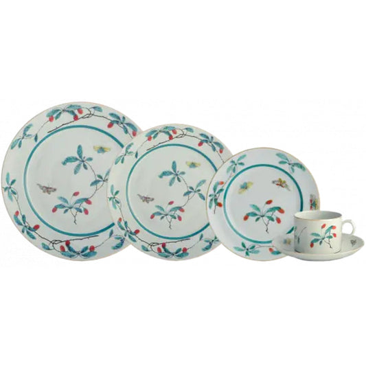 Famille Verte 5 Piece Place Setting by Mottahedeh