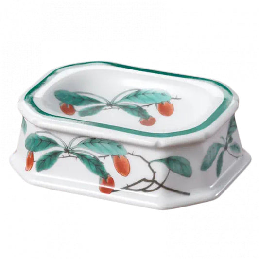 Famille Verte Master Salt Dish by Mottahedeh