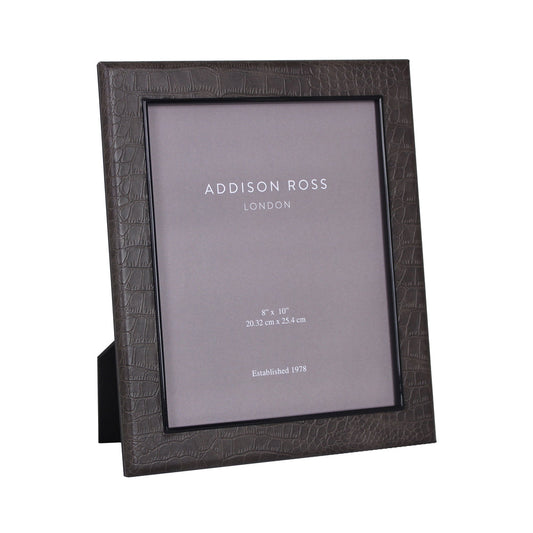 Faux Croc Brown Frame by Addison Ross