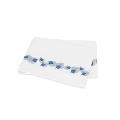 Feather Flat Sheet Navy 