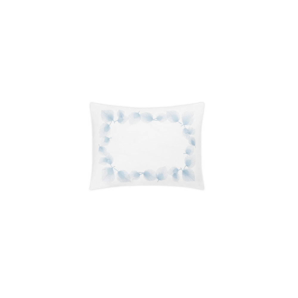 Feather Sham Blue Boudoir 