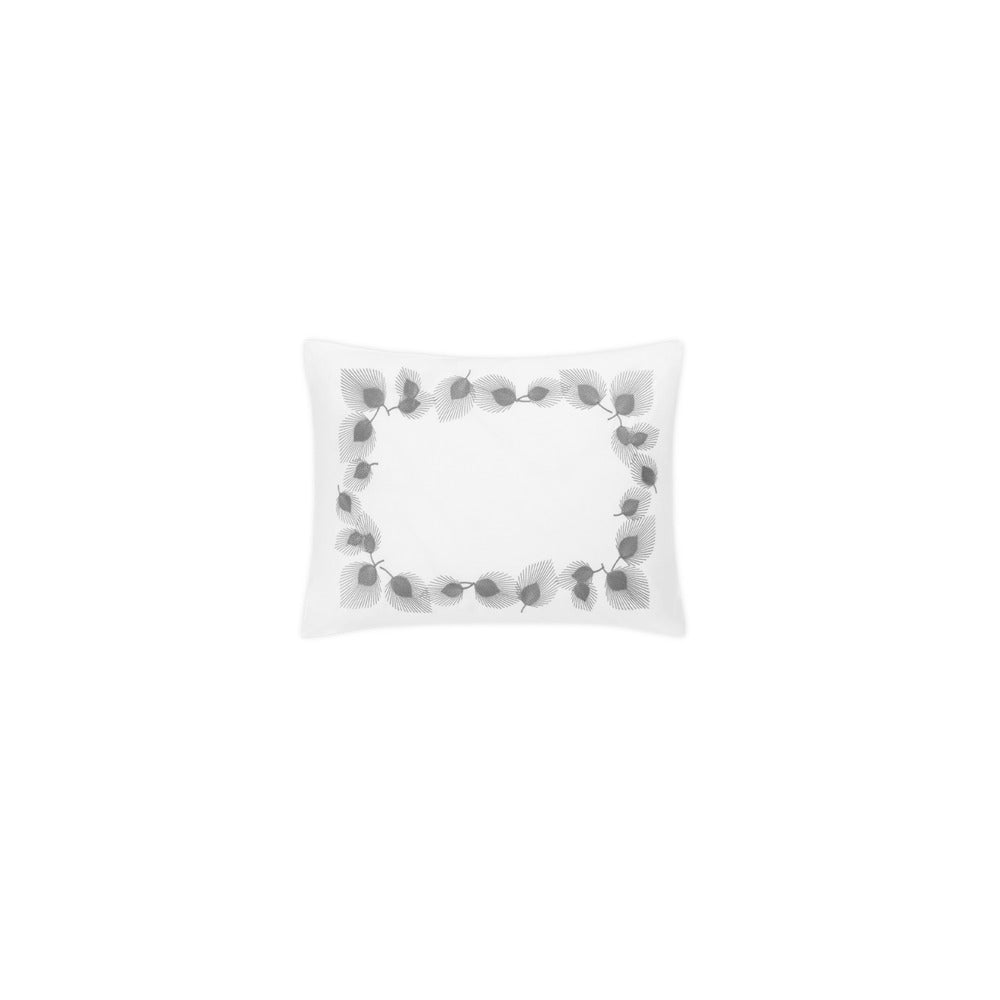 Feather Sham Platinum Boudoir 