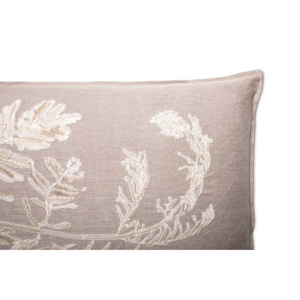 Fern 1 Embroidered Pillow by Ngala Trading Company Additional Image - 1