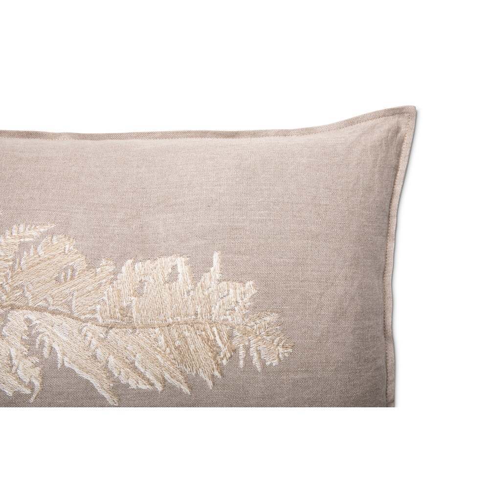 Fern 3 Embroidered Pillow by Ngala Trading Company Additional Image - 1
