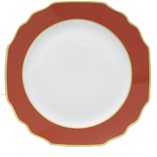 Festival Chinese Red Service Plate by Mottahedeh