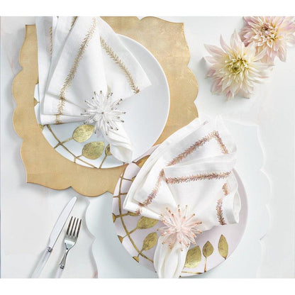 Fez Placemat - Set of 4 White by Kim Seybert 7