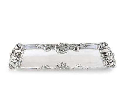Fleur-De-Lis 17" L Oblong Tray by Arthur Court Designs 2
