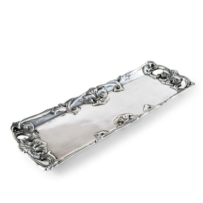 Fleur-De-Lis 17" L Oblong Tray by Arthur Court Designs