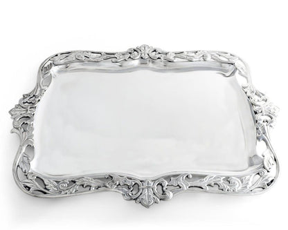 Fleur-De-Lis Acanthus Platter by Arthur Court Designs 2
