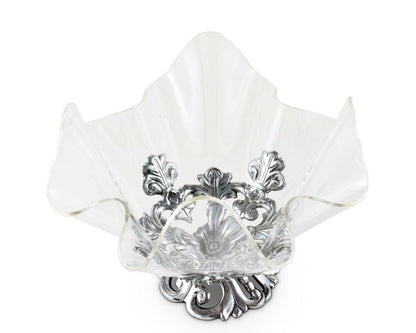 Fleur-De-Lis Stand Acrylic Bowl 11" by Arthur Court Designs 3