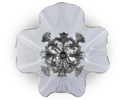 Fleur-De-Lis Stand Acrylic Bowl 11" by Arthur Court Designs 5