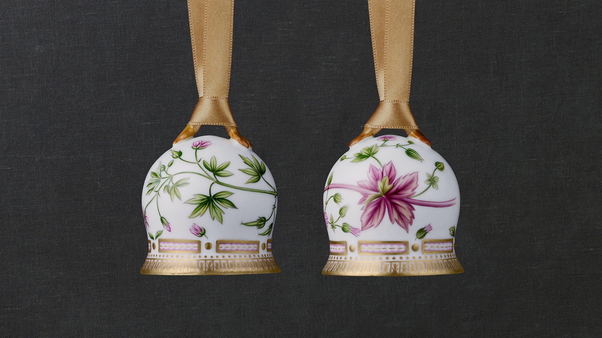 Flora Danica Bells, Set of 2 by Royal Copenhagen