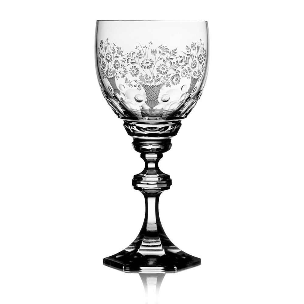 Florence Clear Water Glass by Varga Crystal 