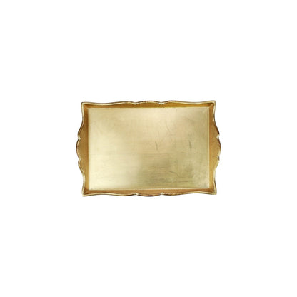 Florentine Medium Gold Tray by Vietri 
