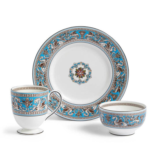 Florentine Turquoise 3 Piece Dinner Set by Wedgwood