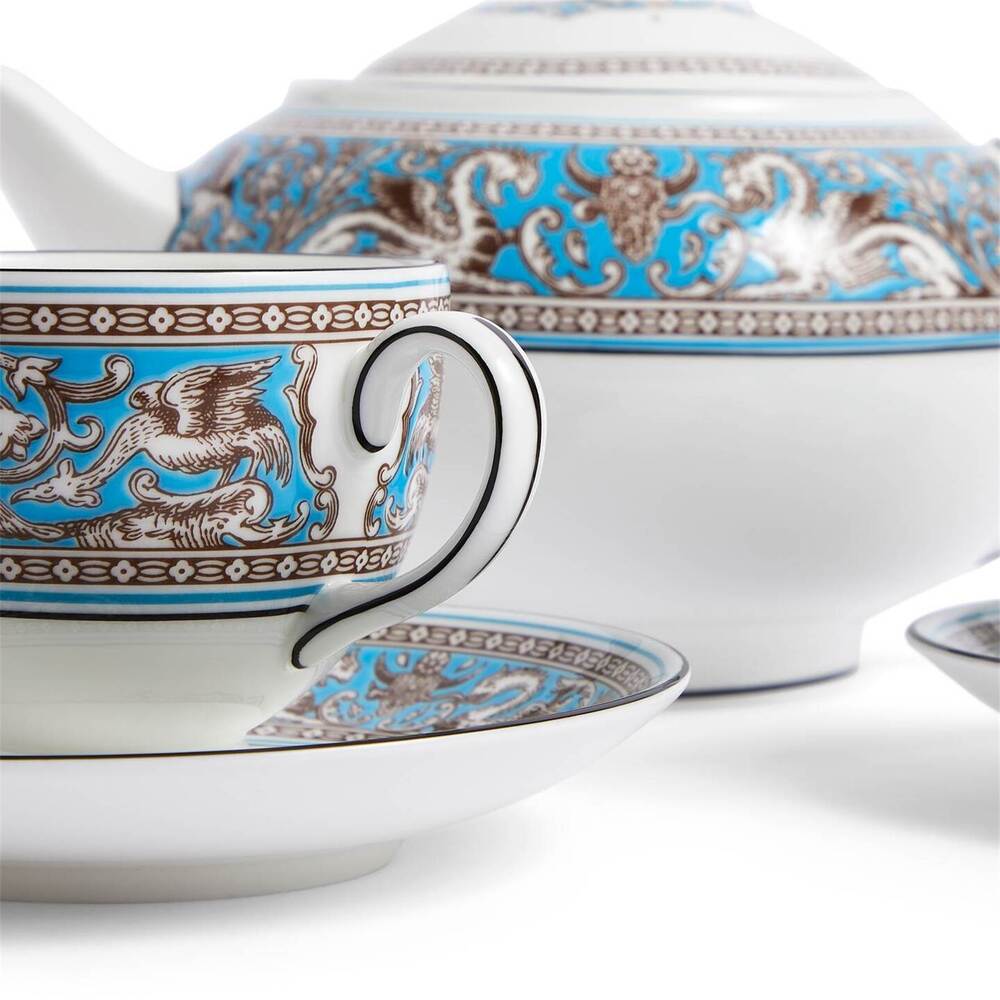 Florentine Turquoise 3 Piece Tea Set by Wedgwood Additional Image - 1