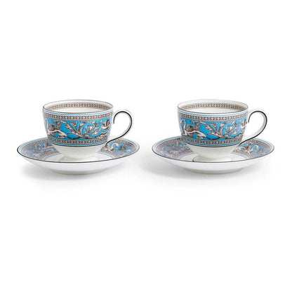 Florentine Turquoise 3 Piece Tea Set by Wedgwood Additional Image - 2