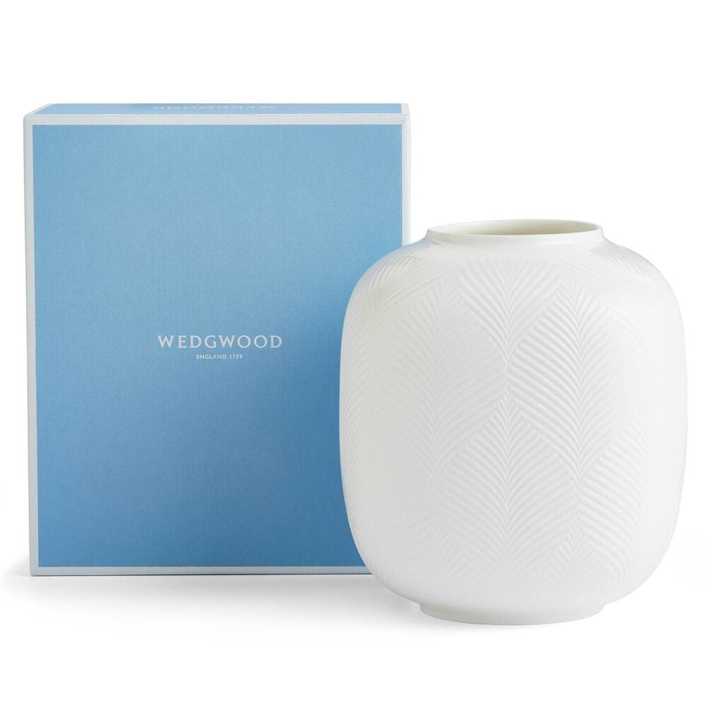 Folia Round Vase 21 cm by Wedgwood – Sallie Home
