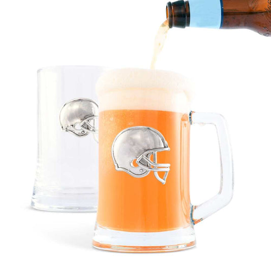 Football Beer Mugs - Set of 2 by Arthur Court Designs