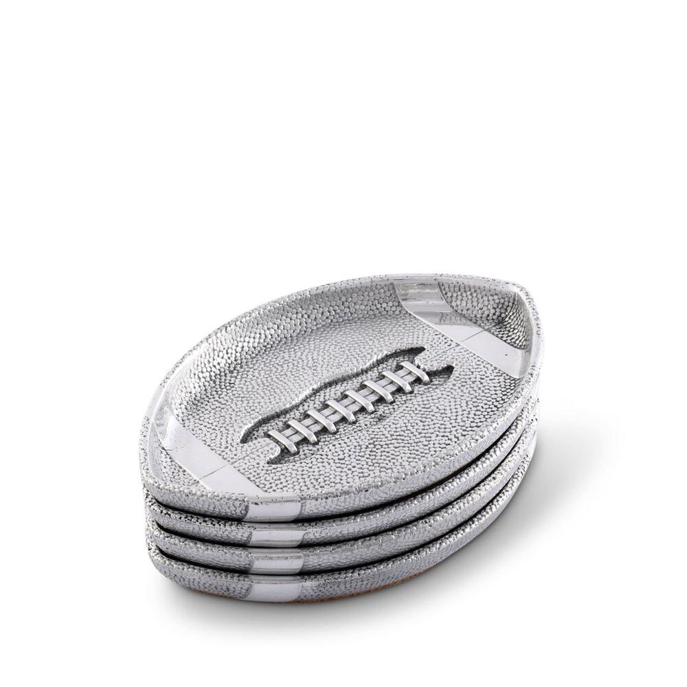 Football Coasters - Set of 4 by Arthur Court Designs 1