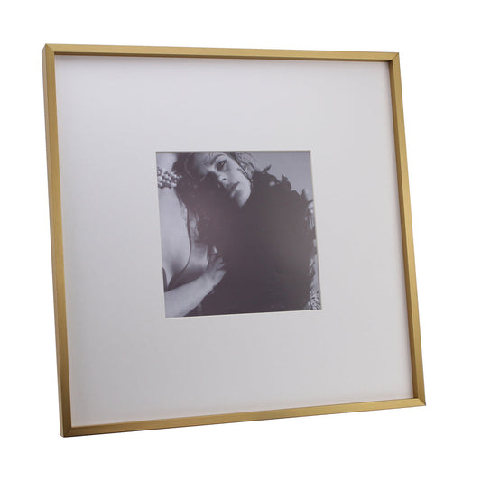 Four Aperture Brushed Gold Wall Hanging Frame by Addison Ross