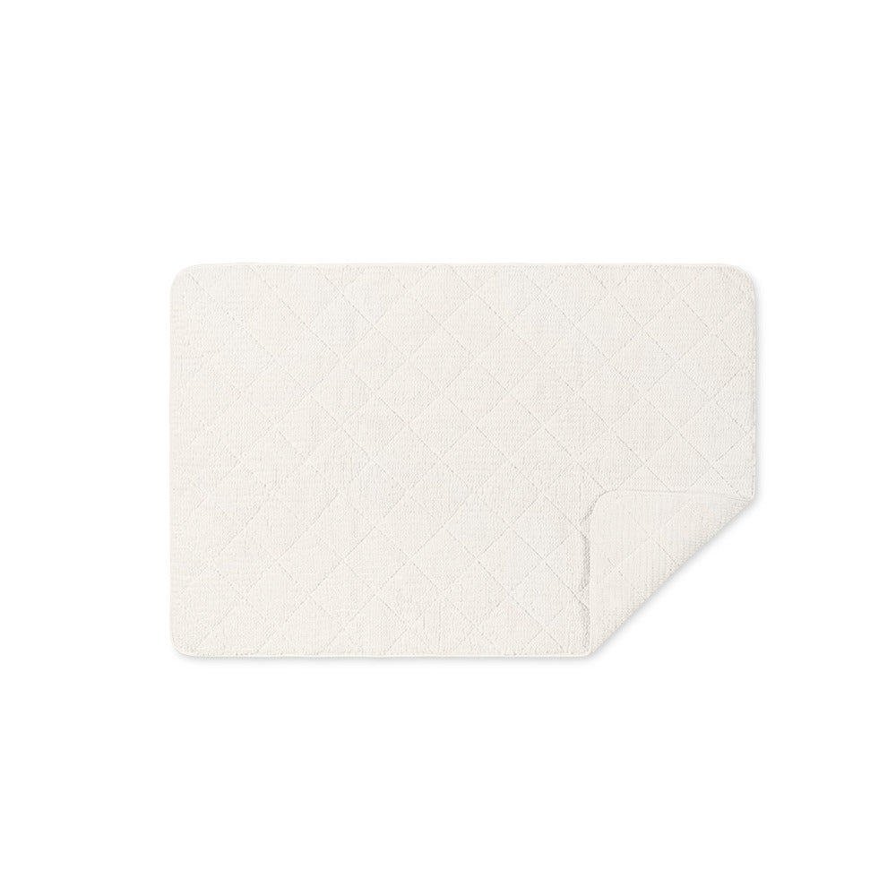 Francisco Tub Mat Ivory Quilted 