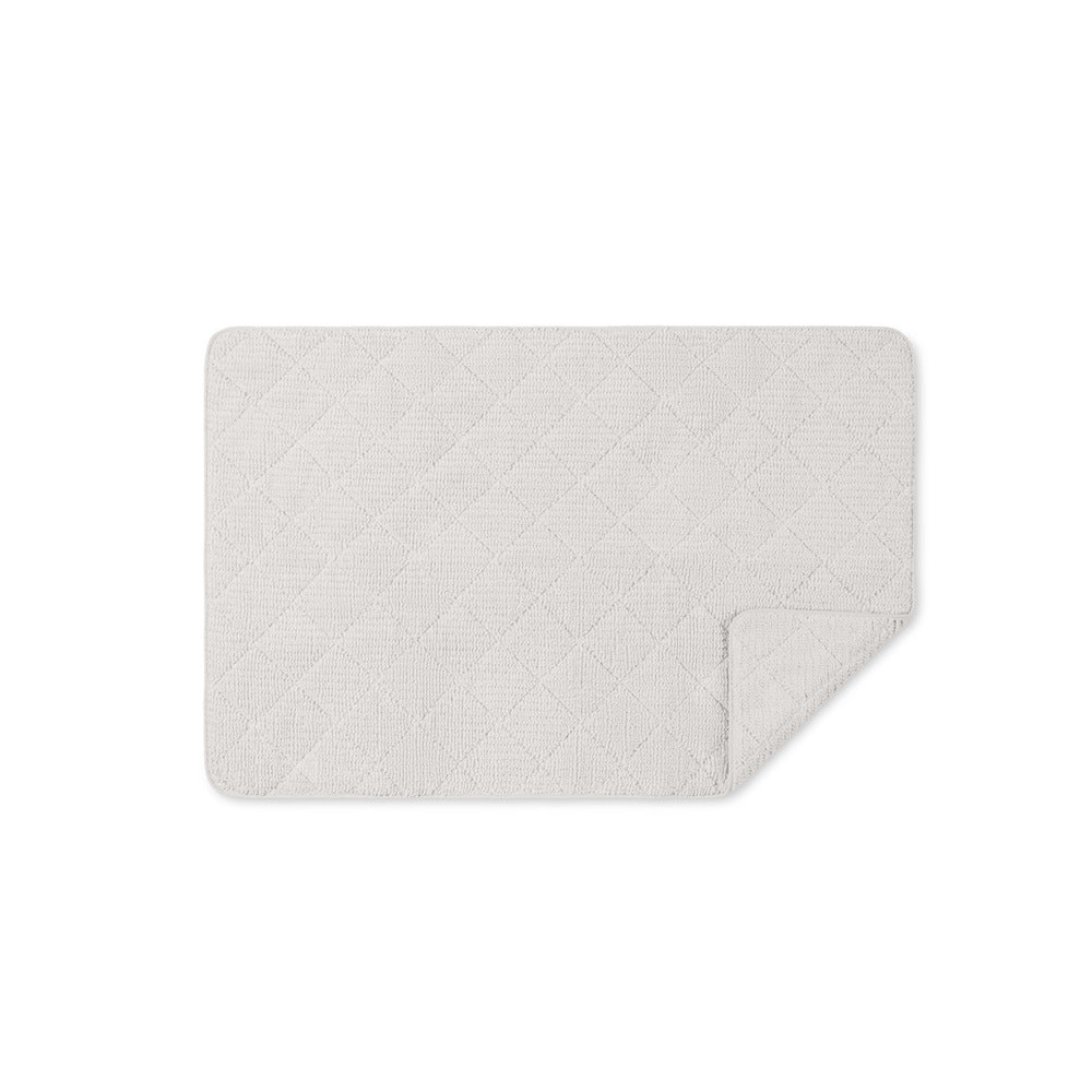 Francisco Tub Mat Silver Quilted 