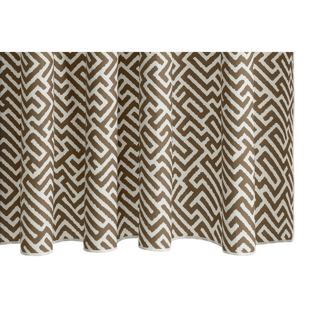 Gabriel 72" W x 72" L Shower Curtain Mocha 