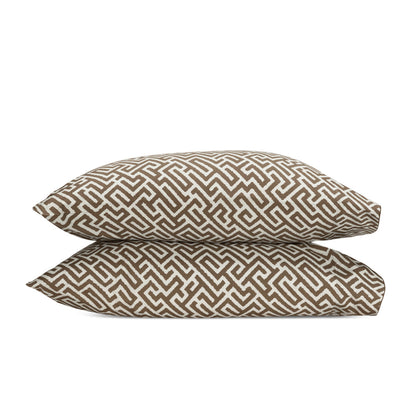 Gabriel Pillowcase Pair Mocha 