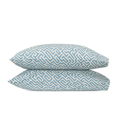 Gabriel Pillowcase Pair Stony Blue 