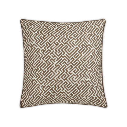 Gabriel Sham Mocha Quilted Euro 