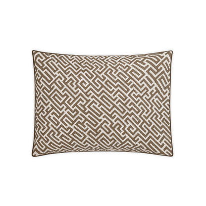 Gabriel Sham Mocha Quilted Standard 