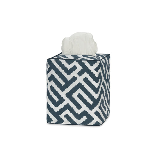 Gabriel Tissue Box Cover Indigo 