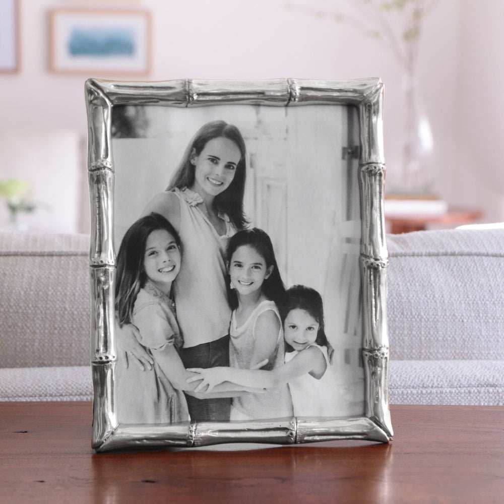 Garden Bamboo 8x10 Silver Frame by Beatriz Ball 
