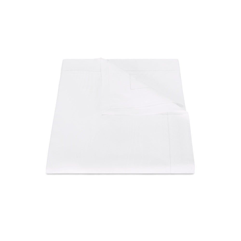 Gatsby Hemstitch Duvet Cover White 