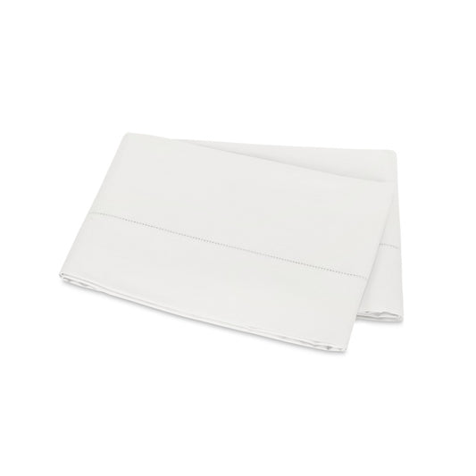 Gatsby Hemstitch Flat Sheet Bone 