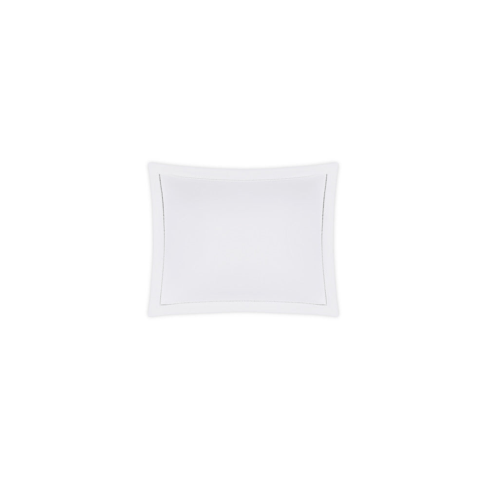 Gatsby Hemstitch Sham White Boudoir 